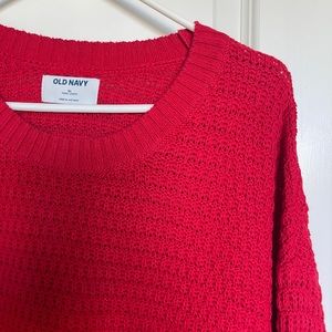 Red Lightweight Sweater